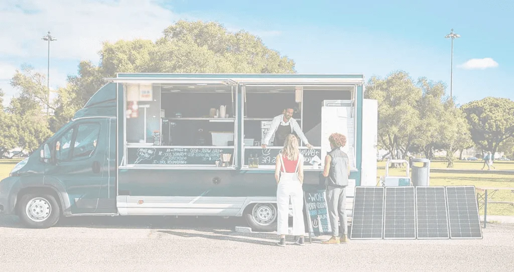 Can you use solar panels on a food truck?