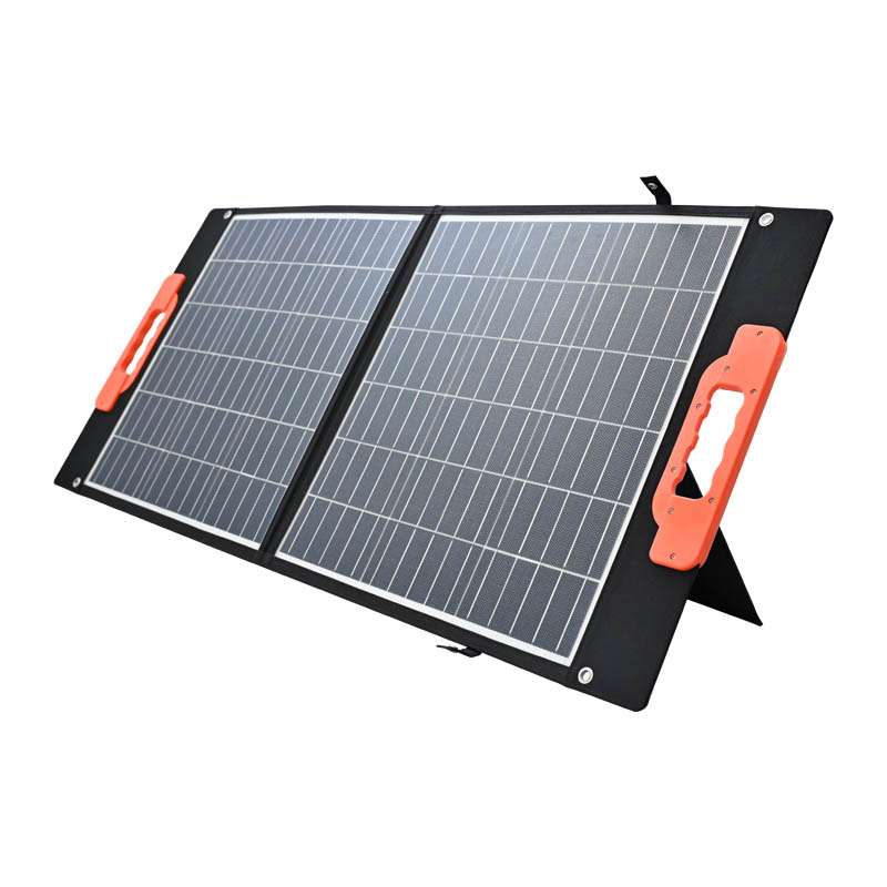 Folding portable solar panel