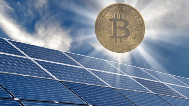 Solar Cryptocurrency Mining