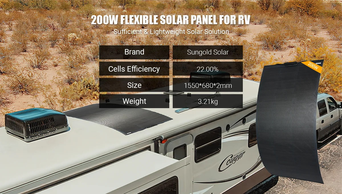 Best 200w flexible solar panel in 2023