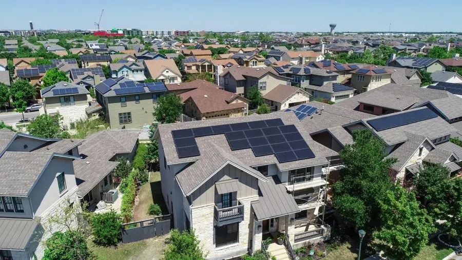 solar panels in Texas