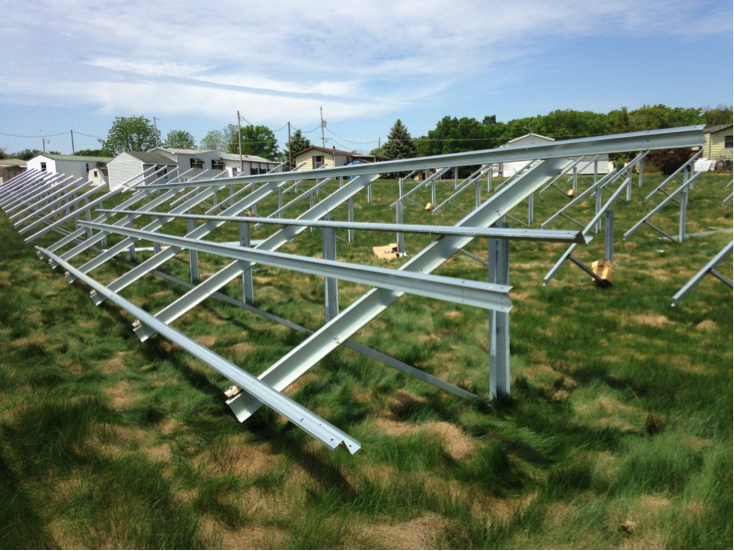 ground mount solar racking