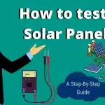 How-to-test-a-solar-panel