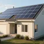 Solar Panels on a Roof