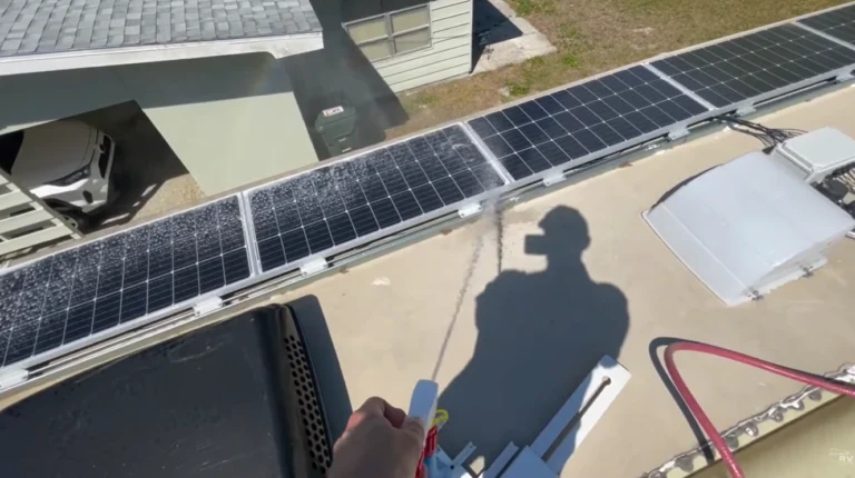 rv solar panel cleaning2